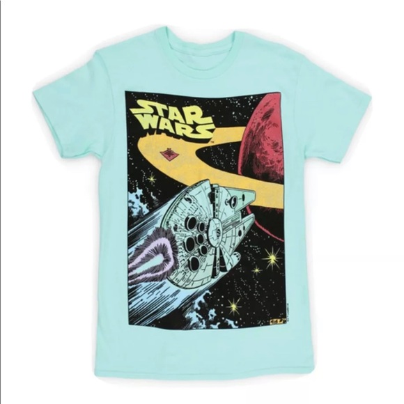 Star Wars Millennium Falcon T-Shirt Retro Style